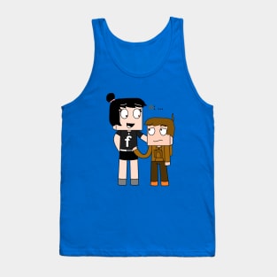 F & N Alphabet Lore Human Fan Kids Tank Top